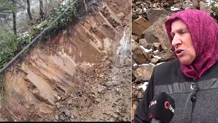 3 Yılda Yatığı Ev Heyelanda Zarar Gördü, Üzüntüsünden Kalp Krizi Geçirdi