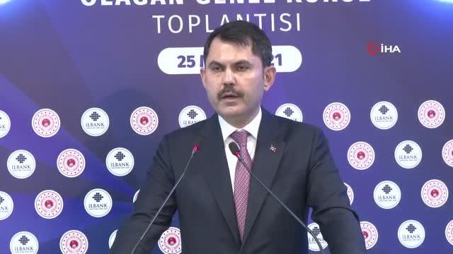 Bakan Kurum: 2012 yılında başlattığı dönüşüm çalışmalarımız kapsamında; bugüne kadar, 1,5 milyon konutun dönüşümünü tamamladık