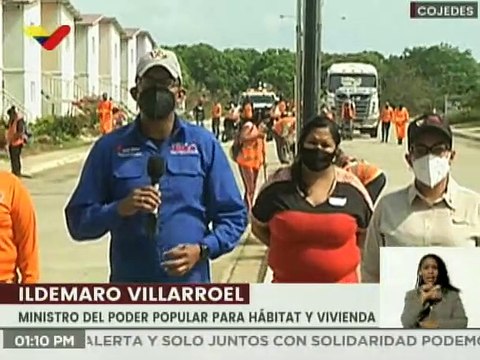Misión Venezuela Bella realiza jornada de desinfección y embellecimiento en urbanismo Heroínas de Chávez y Zamora del estado Cojedes