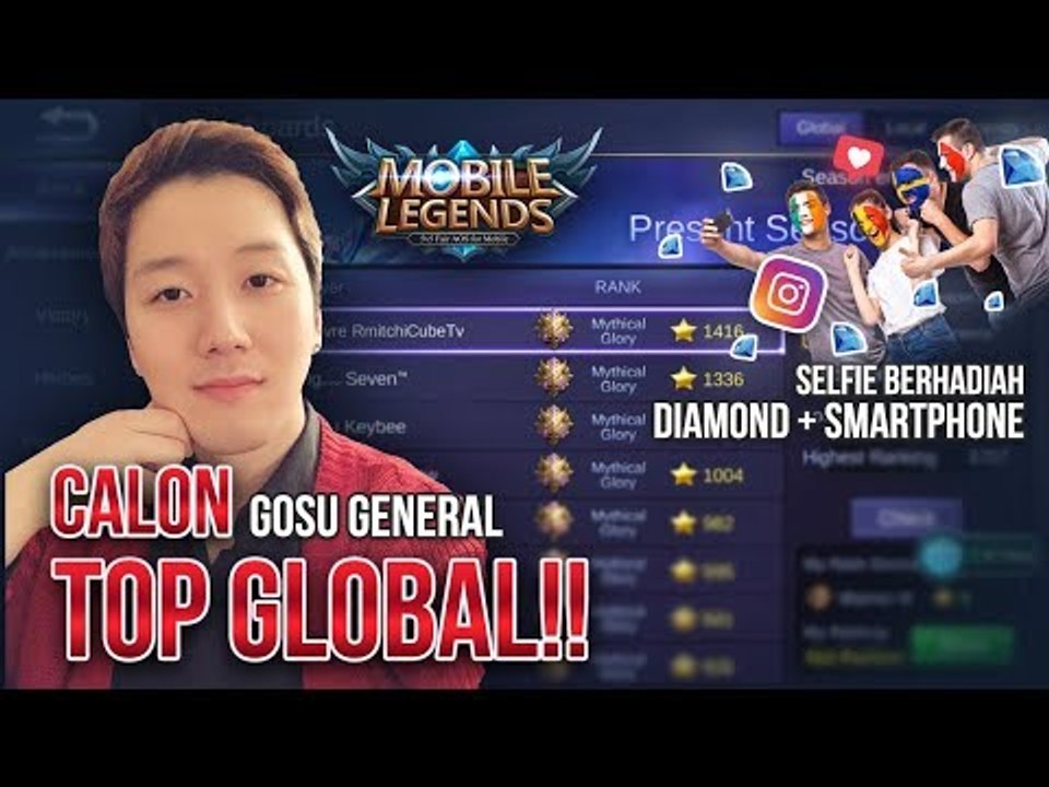 5 CALON TOP GLOBAL MOBILE LEGENDS SEASON 9 - Giveaway 9.150 Diamond!