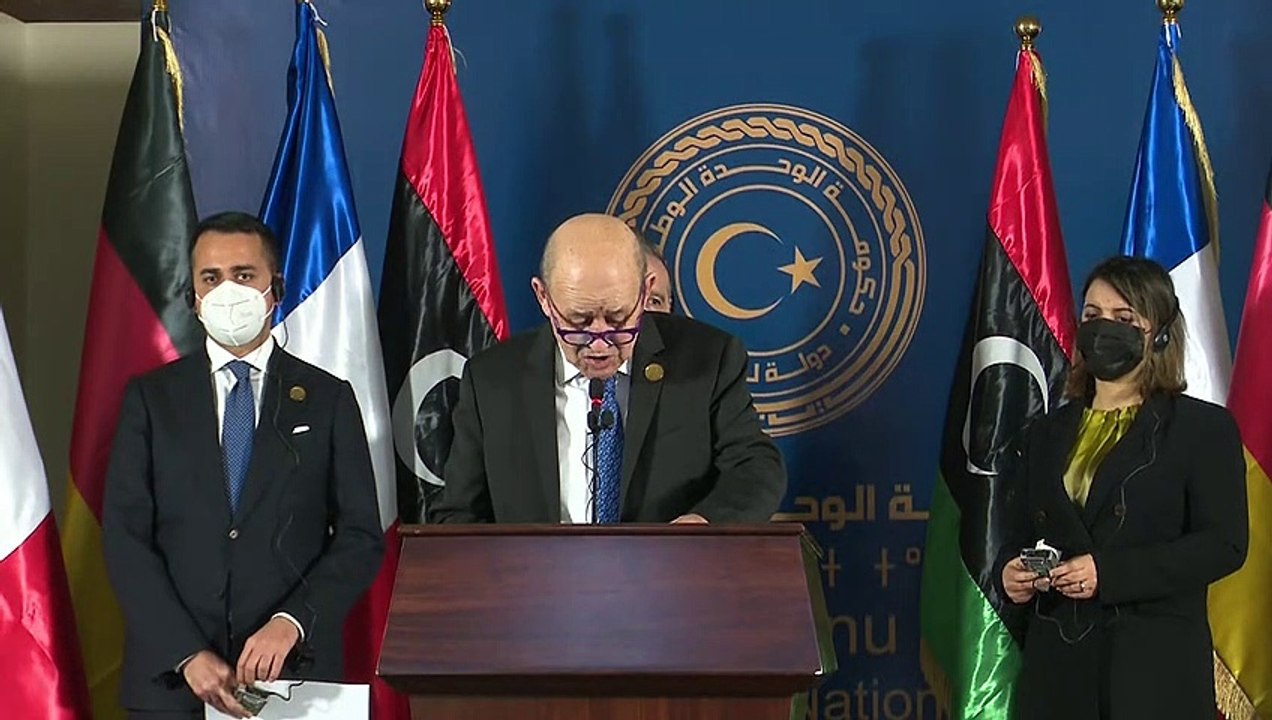 Ministri europei in visita a Tripoli, Di Maio: "via mercenari da Libia"