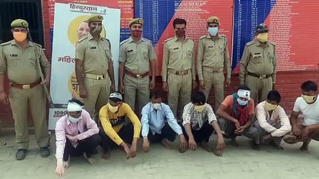 चढ़ाव गांव में दो पक्षों में मारपीट-पथराव, 8 घायल, 7 गिरफ्तार