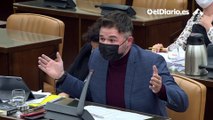 Encontronazo entre Rufián y De los Cobos en la comisión parlamentaria de la Kitchen