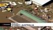 Tareas de limpieza tras las inundaciones en Australia