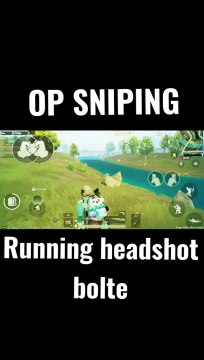PUBG MOBILE AWM RUNNING HEADSHOT OP SNIPING