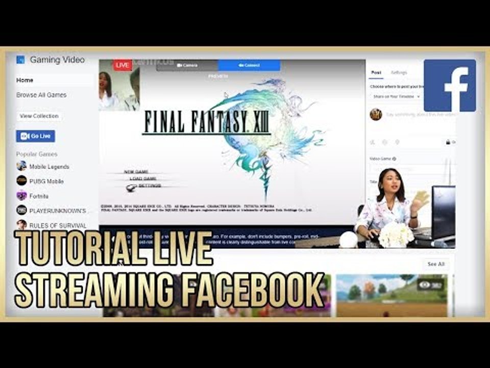 CARA LIVE STREAMING FACEBOOK DI PC DAN SMARTPHO...