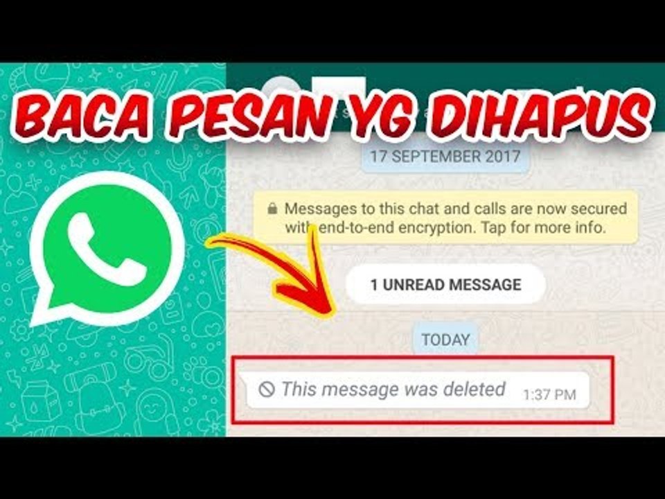 CARA MENGETAHUI ISI PESAN WHATSAPP YANG DIHAPUS