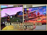 MAIN FORTNITE DI ANDROID VS DI IPHONE X, HMMM NGE-LAG GAK YA??