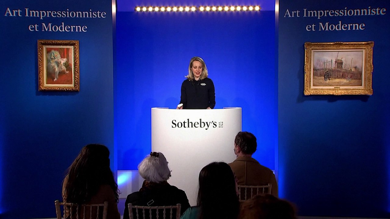 Картина Винсента Ван Гога "Уличная сцена на Монмартре" ушла с молотка