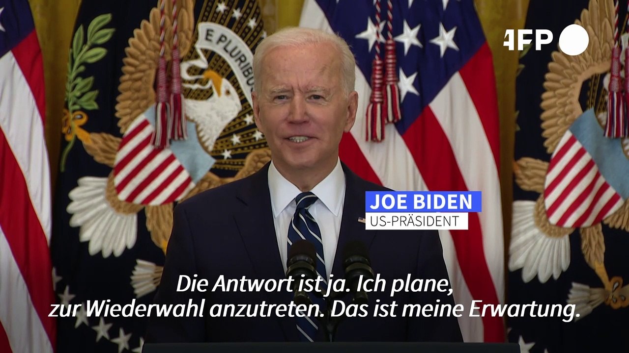 Biden tritt 2024 zur Wiederwahl an