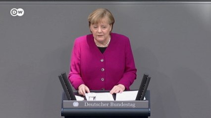 Regierungserklärung von Bundeskanzlerin Merkel