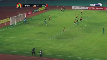 But de Slimani vs Zambie