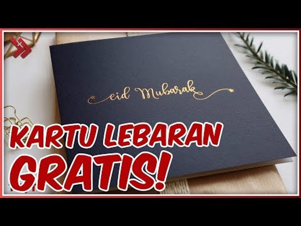 GRATIS DAN MUDAH! Cara Bikin Kartu Lebaran Pake Aplikasi Kece! #TTJT