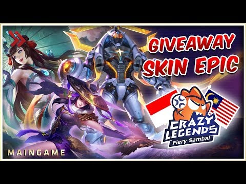 GIVEAWAY SKIN EPIC! Main Mobile Legends Bersama Facebook Creator! #Mamamaingame