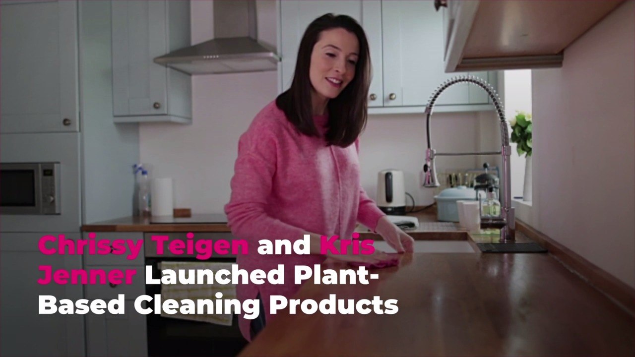 Chrissy Teigen and Kris Jenner Launched Plant-Based Cleaning Products—and They Smell Like