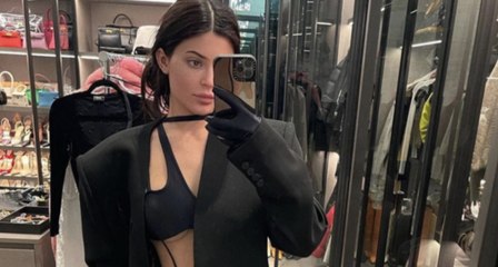 Kylie Jenner's Completely Sheer Jumpsuit Is an Optical Illusion