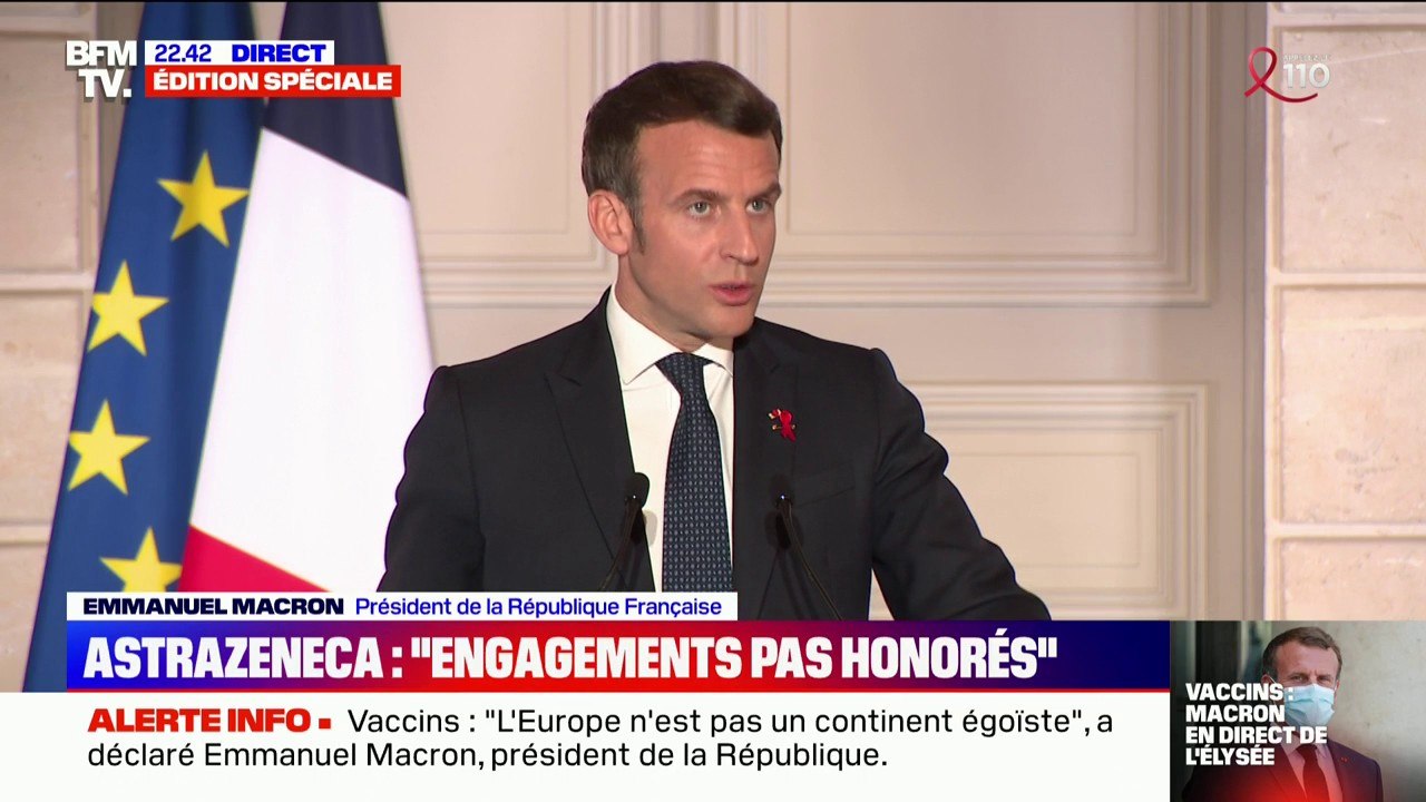 Emmanuel Macron: "Les engagements contractuels...