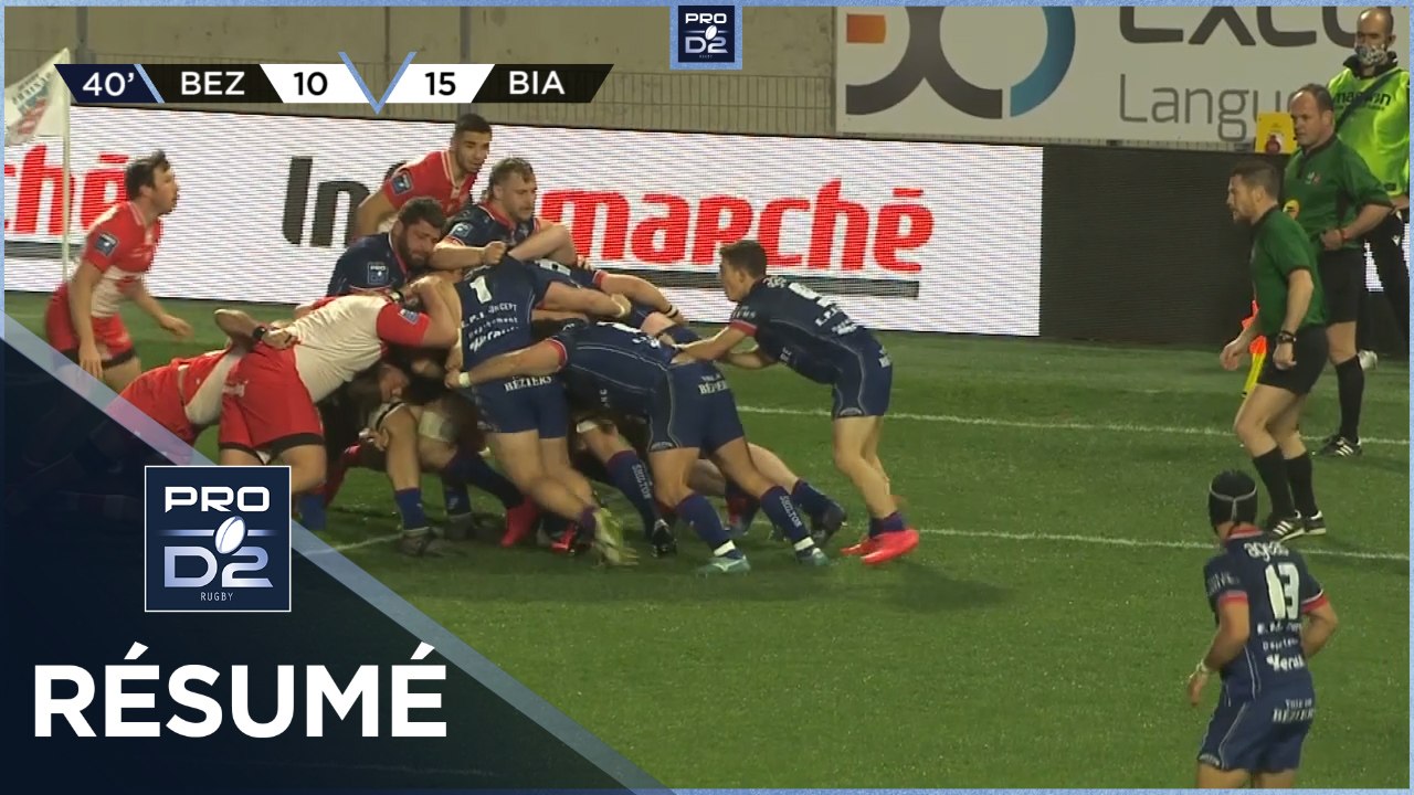 PRO D2 - Résumé AS Béziers Hérault-Biarritz Oly...