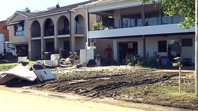Residents return as waters recede across NSW