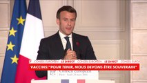 Emmanuel Macron : «Nous avons eu raison de ne pas confiner la France à la fin du mois de janvier»