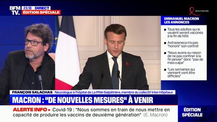 François Salachas (Collectif inter-hôpitaux): "On n'a pas les bras pour s'occuper des patients actuellement"