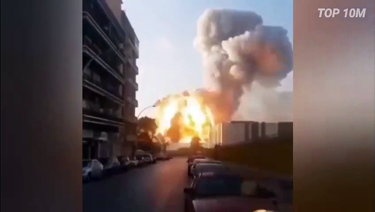 9 Explosion Footage -- Lebanon Explosion Footage