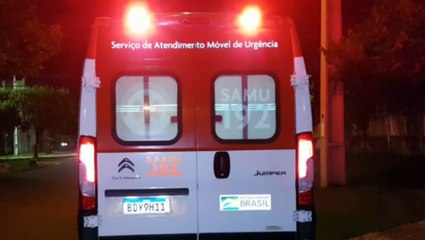 Homem sofre convulsão e é socorrido pelo Samu na Região Central