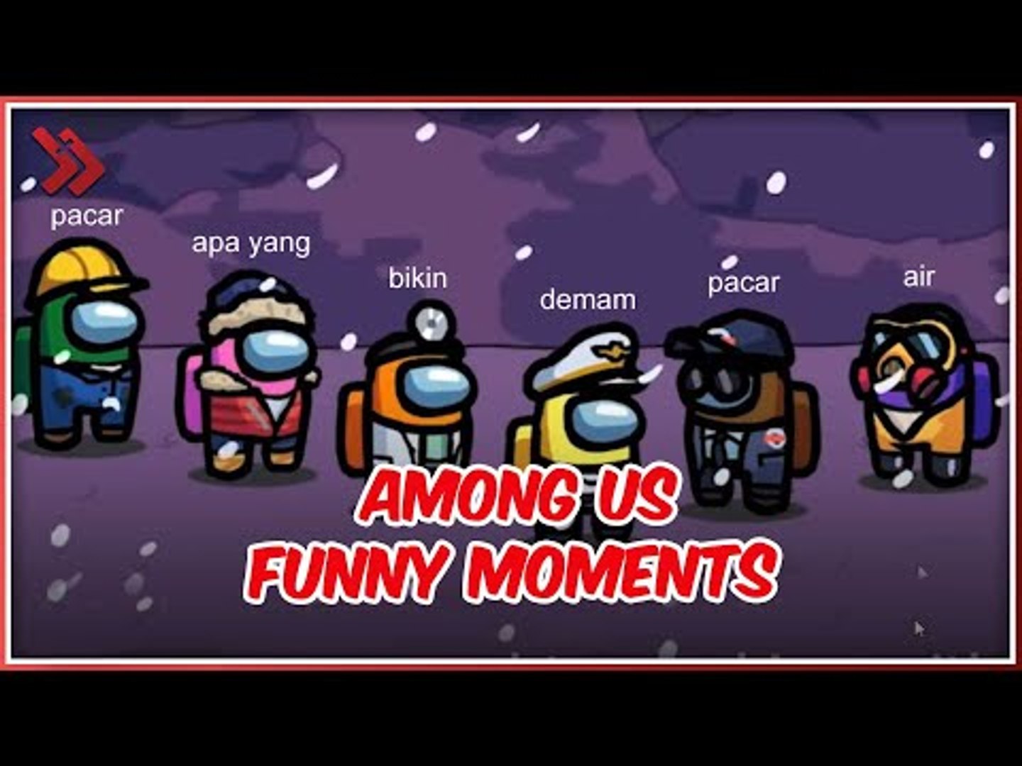 ⁣Funny Moment Among Us Versi JalanTikus!