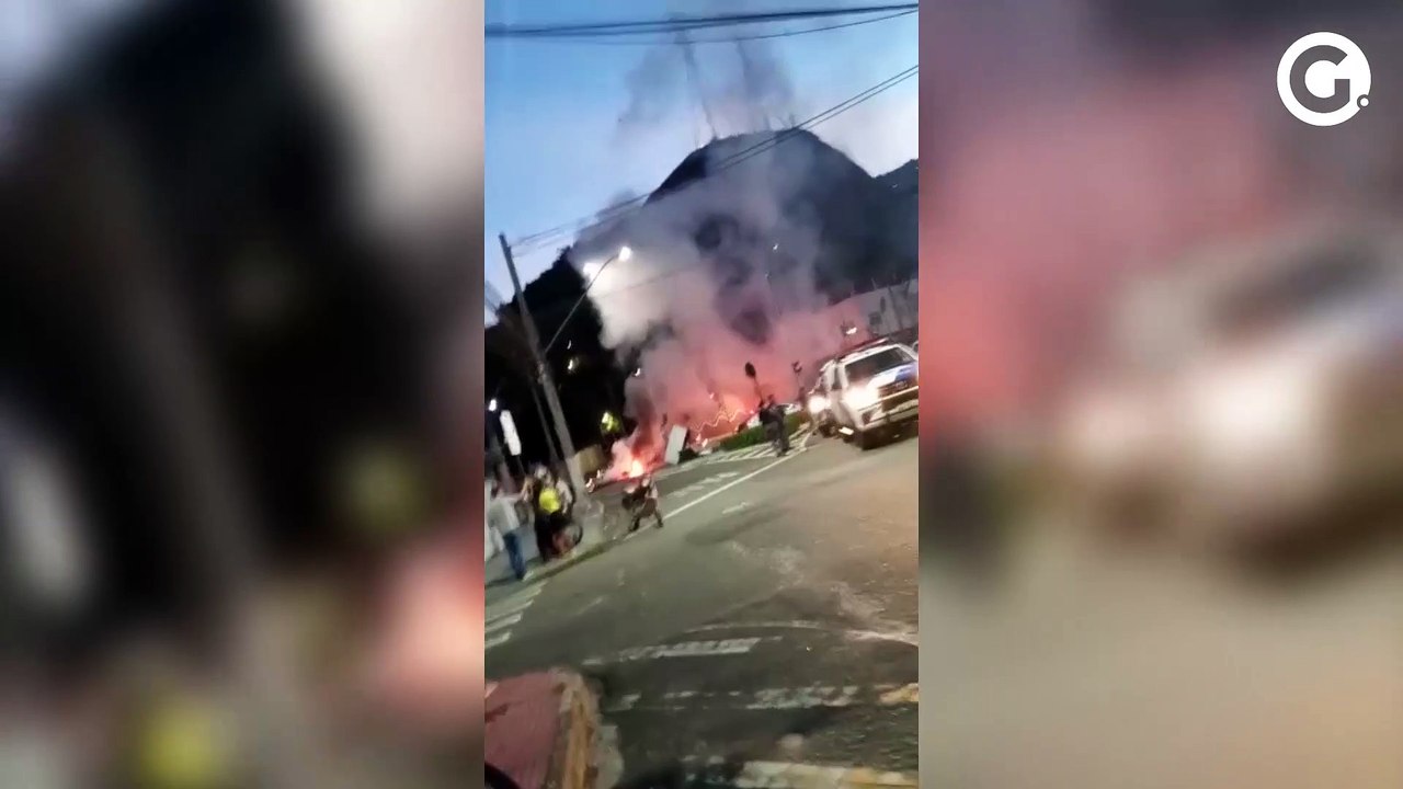 Fogo é visto nas proximidades de Jesus de Nazar...