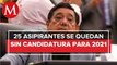 INE retira candidaturas a 25 aspirantes a diputados de Morena por no reportar gastos