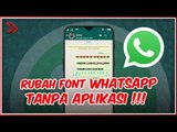 Tinggal Copas! Cara Merubah Font Whatsapp Tanpa Aplikasi