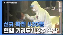 신규 환자 494명...거리두기·5인 모임 금지 2주 연장 / YTN