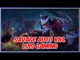 Savage! Montage Terbaik Mobile Legends Luis Gaming