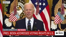 Biden calls voting restrictions unAmerican says he plans to run for reelection