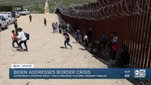 President Biden addresses border crisis in the U.S.