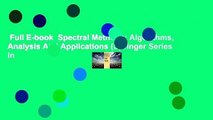 Full E-book  Spectral Methods: Algorithms, Analysis And Applications (Springer Series In