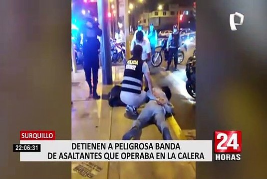 Surquillo: capturan en La Calera a tres peligrosos delincuentes
