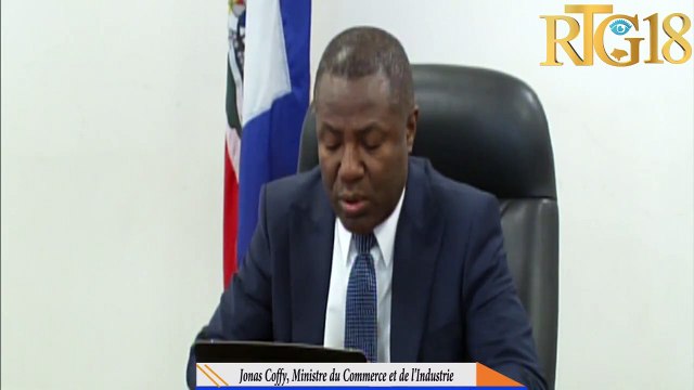 Minis komès ak endistri an jonas Coffy mande komèsan yo afiche pri pwodui an goud.