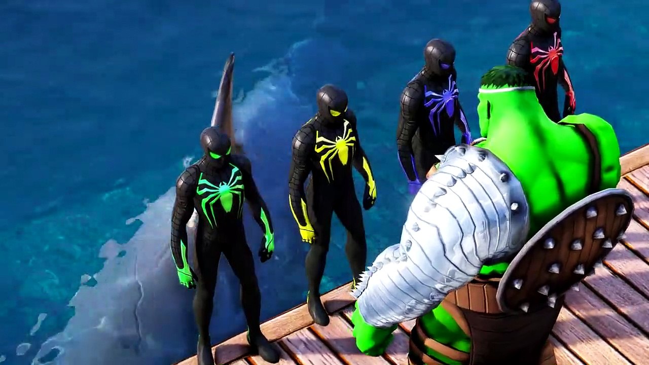 GTA 5 Crazy Ragdolls SHARK VS SPIDERMAN ep3 Funny Moments