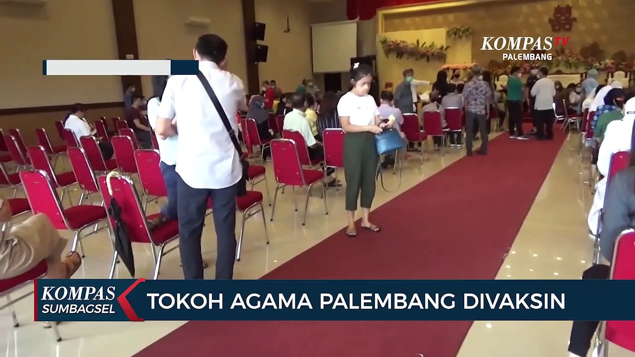 Tokoh Agama Palembang Divaksin