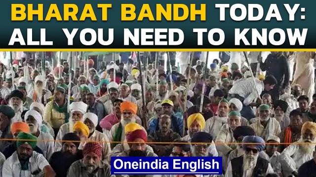 Bharat Bandh: Protesting farmers mark 4 months of agitation in Delhi | Oneindia News