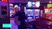 Watch Chris Hemsworth Dominate Punching Bag Arcade Game