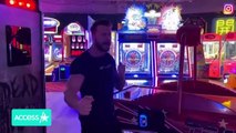 Watch Chris Hemsworth Dominate Punching Bag Arcade Game