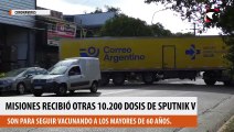 Misiones recibió otras 10200 dosis de Sputnik v