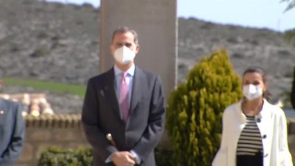 Visita de los Reyes a Fuendetodos en el 275º aniversario del nacimiento de Goya