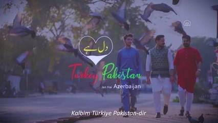 Pakistanlı sanatçı "Türkiye-Azerbaycan-Pakistan" dostluğuna dikkati çekmek için şarkı besteledi