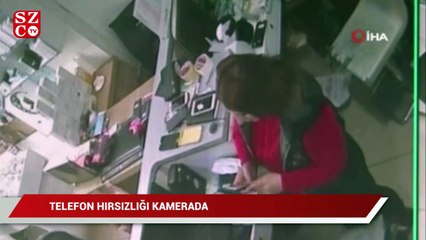 Saniyeler içinde telefon hırsızlığı kamerada