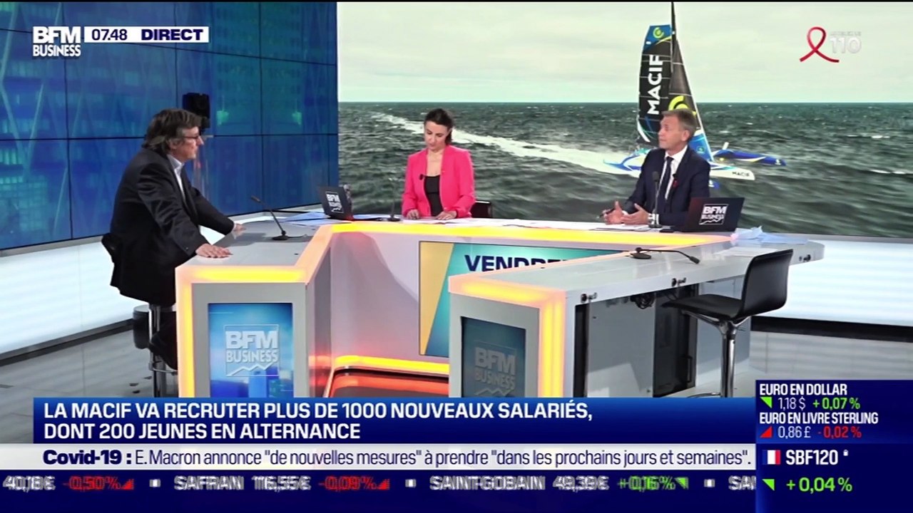 Jean-Philippe Dogneton (Macif) : L'assurance Macif va investir 450 millions d'euros pour tenter de devenir leader du marché - 26/03