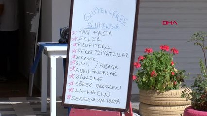 ANTALYA Çölyak hastası olunca 'glutensiz' pastane açtı