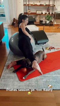 Χριστίνα Μπόμπα Η γυμναστική που κάνει στον 6ο μήνα της εγκυμοσύνης της!